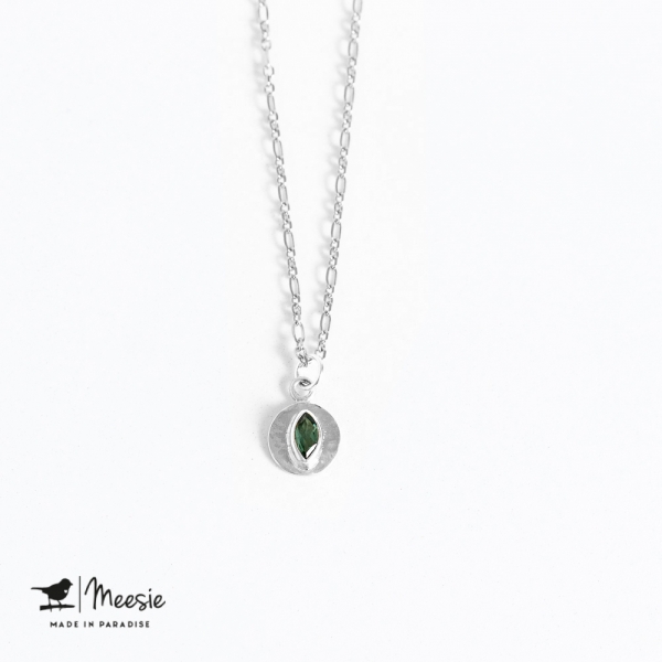 Ketting: Empress Onyx edelsteen bedel zilver - 3 stuks Ketting: Empress Onyx edelsteen bedel zilver - 3 stuks